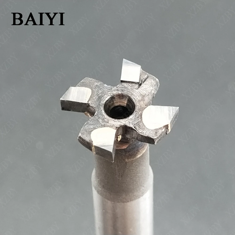 Welded YG Alloy T-Slot Milling Cutter 14*2mm Steel Rough Inserted Straight Shank For Hardness Metal Keyway Endmills Tool | Инструменты