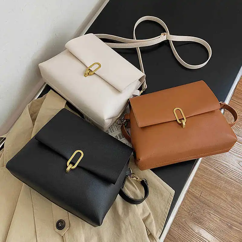 

Женская сумка через плечо сумка-тоут из высококачественной Pu искусственной кожи, женские сумки из натуральной кожи с клапаном, дизайн с руч...