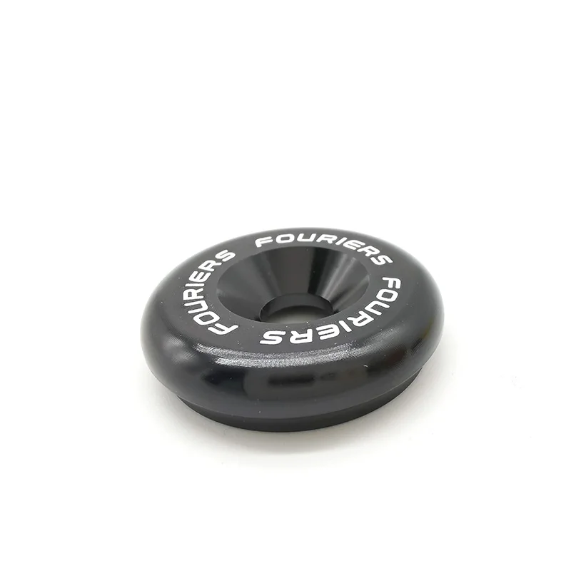 

Fouriers TC-S001 Bike Beer Headset Top Cap with Screw Bottle For 28.6mm 1-1/8 Fork Cover Black