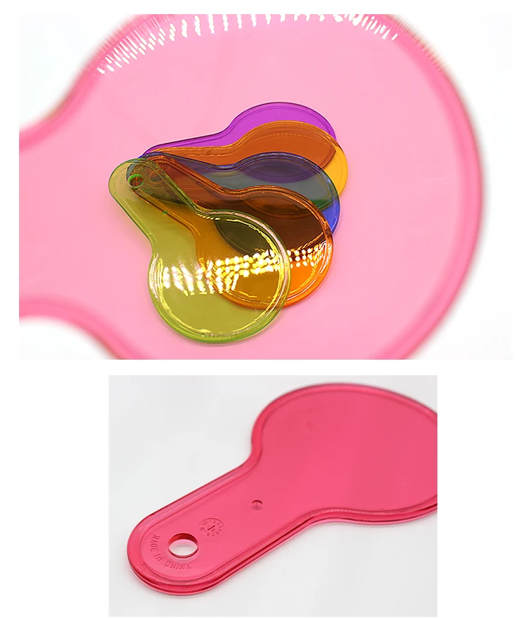 Детская развивающая игрушка Монтессори пластиковая цветная доска Прозрачная