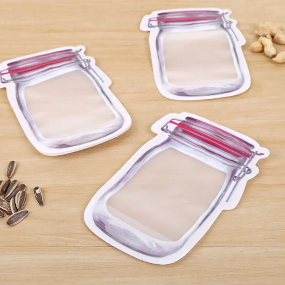Многоразовые бутылки Мейсон Ziplock мешок TN99|Сумки и корзины| |