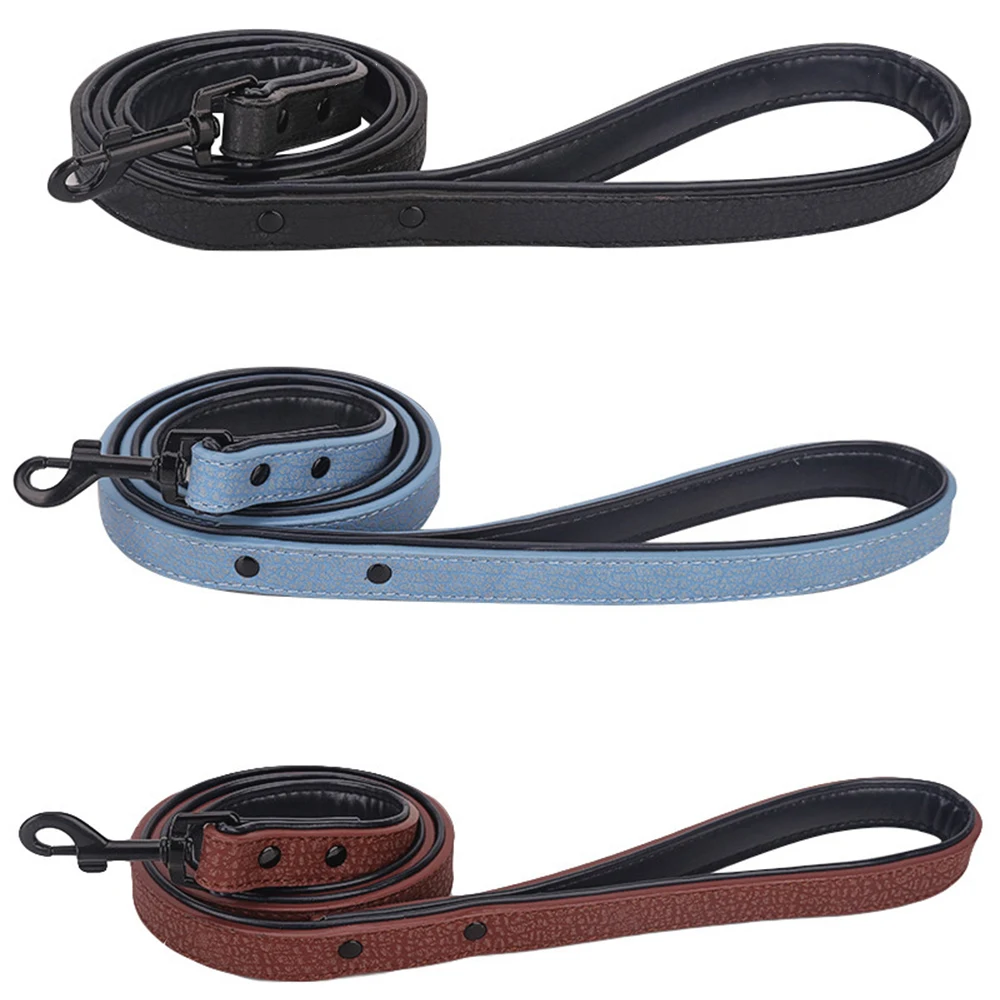 

Color Pu Pet Leash Harness Leather Lead Pet Dog Puppy Walking Running Leash Training Rope Belt Small Medium Dog Pet Supplies New