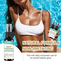 sunless tanning self tan organic tanner long lasting spray natural tan mousse body spray natural fake beach freeship tslm1