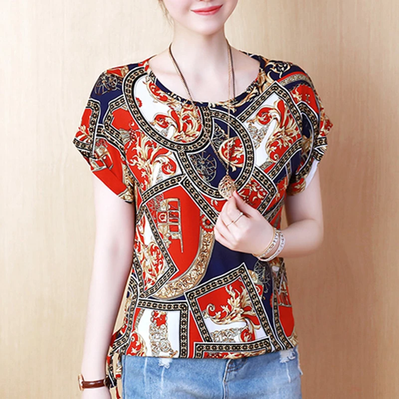 Новые шифоновые женские блузки топы и блуза летучая мышь рукав свободные рубашки