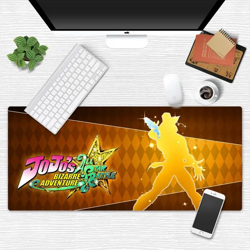 

JoJo's Bizarre anime Laptop Gaming Mice Mousepad Game Office Work Mouse Mat pad X XL Non-slip Laptop Cushion mouse pad