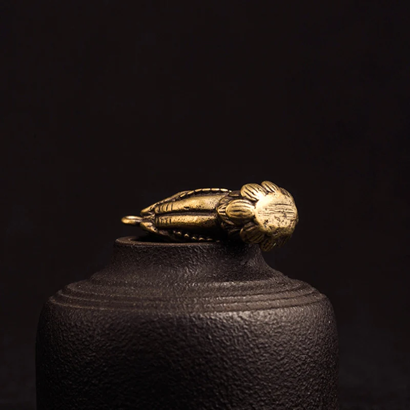 Медные складные подвески Будды в виде рук украшения для буддистских ключей на