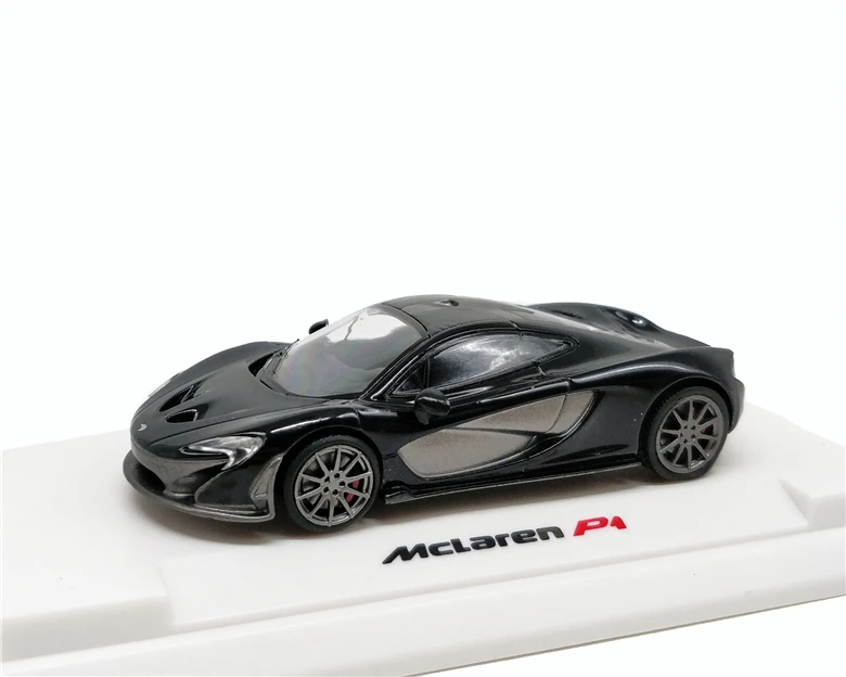 Черный 1: 64 цветная Модель Коллекция Модель автомобиля mlaren P1 литье под давлением миниатюрный автомобиль - Цвет: Черный