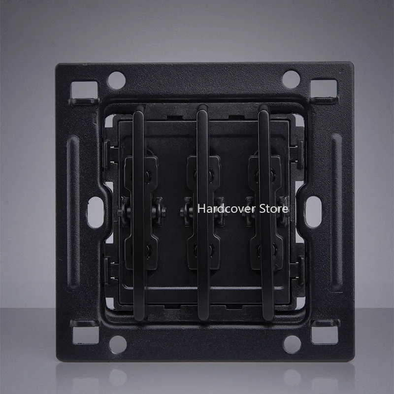 High Quality 86 Retro Black Wall Lamp Push Button Switch 1-4 Gang 1 Way 2 Light 10A 220V | Обустройство дома