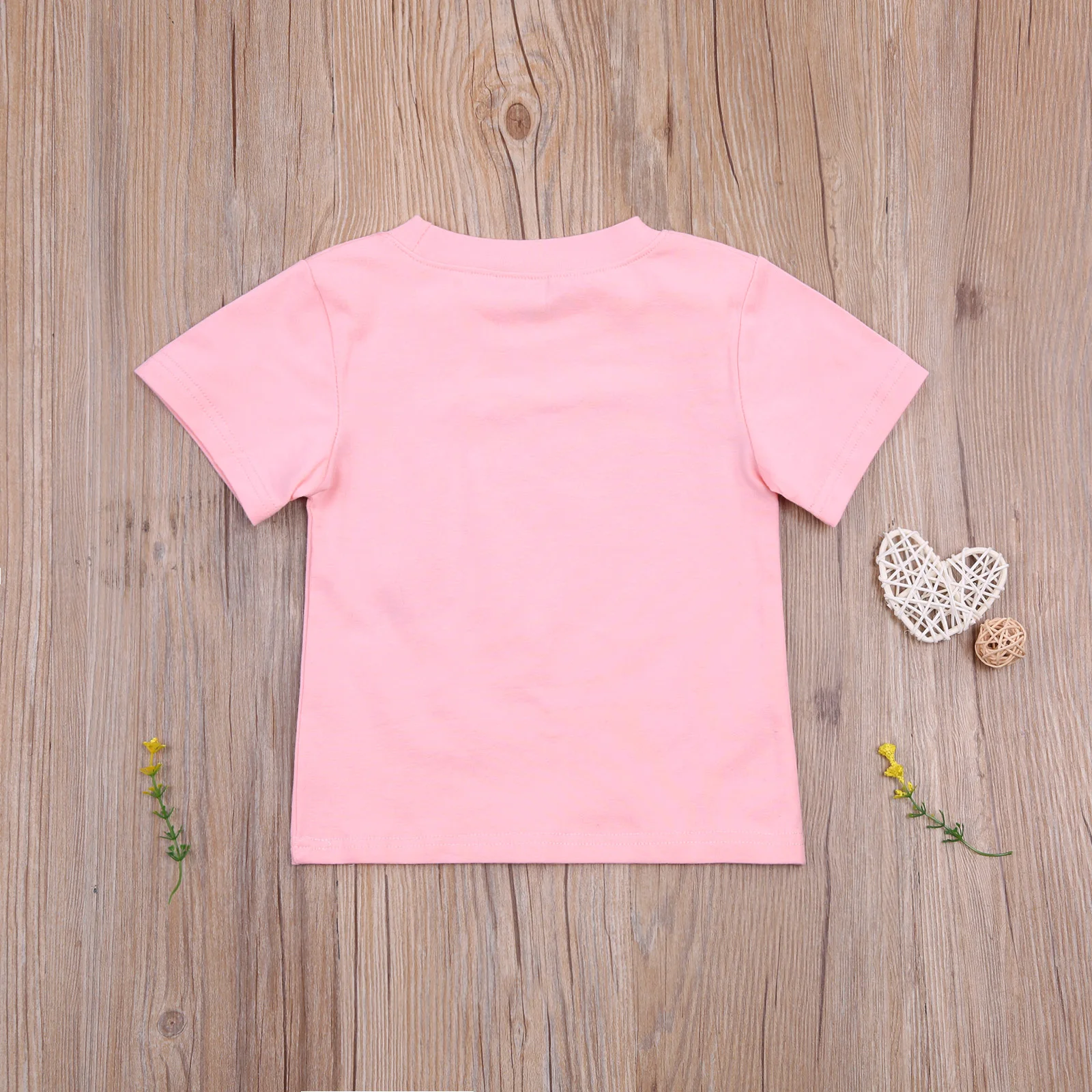 

Kids Baby Girl 1T-6T Easter Letter Print T-shirt Fashion Short Sleeve Tops for Children Boys Girls