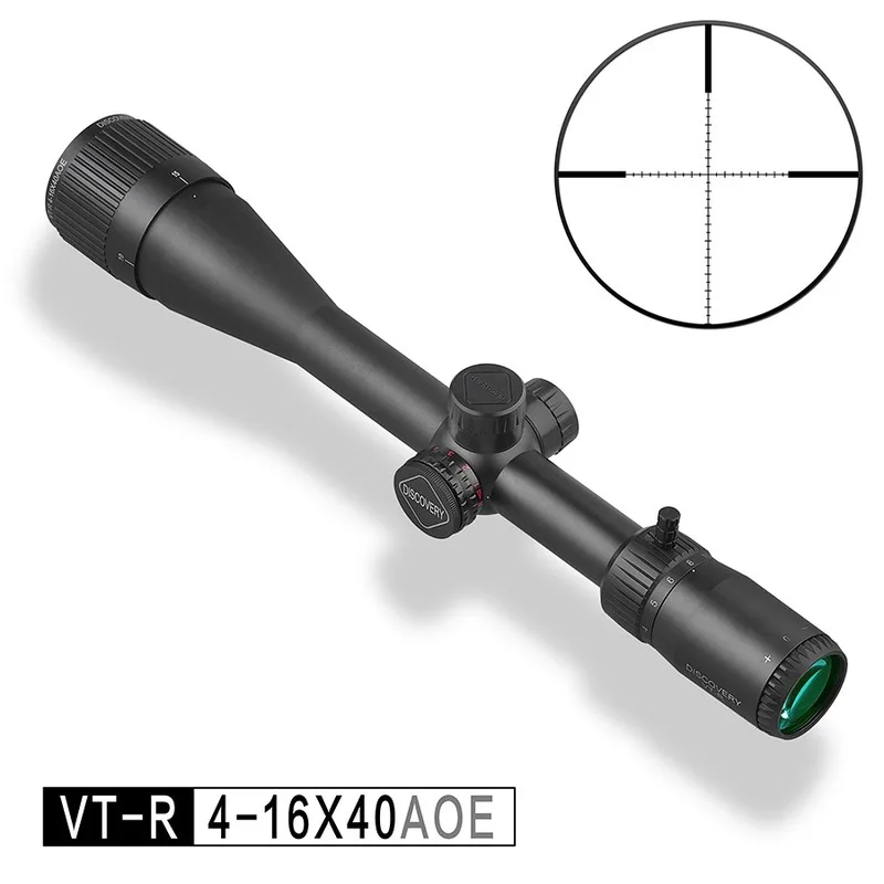 New Discovery Illuminated Rifle Scopes VT-R 4-16X40 AOE Object Focus MIL Reticle Large Field of View Tactical Optical Sights