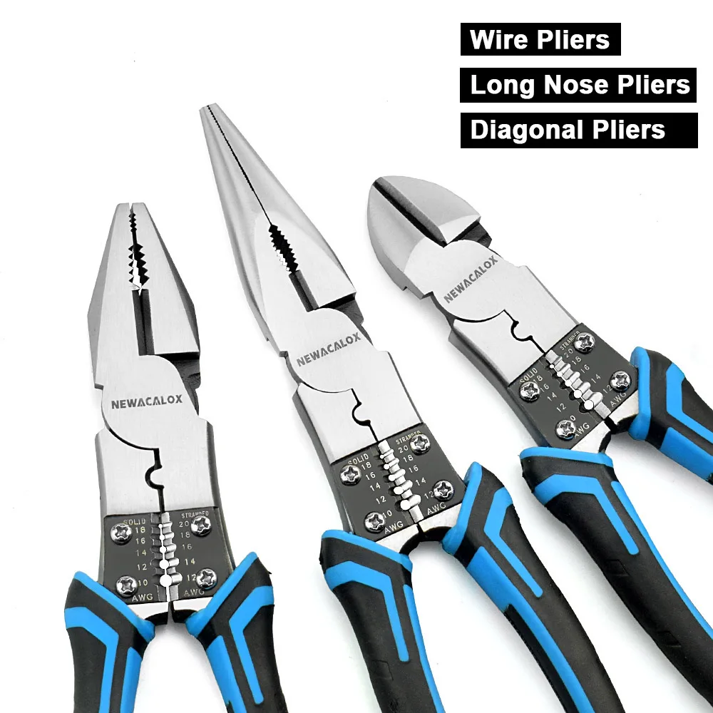 Набор многофункциональных плоскогубцев NEWACALOX 8 дюймов комбинированные