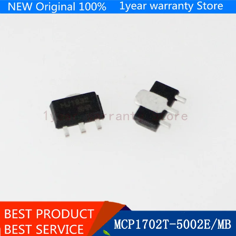 {Новый оригинальный} 10 шт./лот MCP1702T 5002E/MB 5002E 5002 MCP1702 СОТ 89|Пульты ДУ| |
