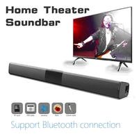 wireless bluetooth speaker 40w home theater tv sound bar surround stereo subwoofer with remote soundbar for tv computer boombox