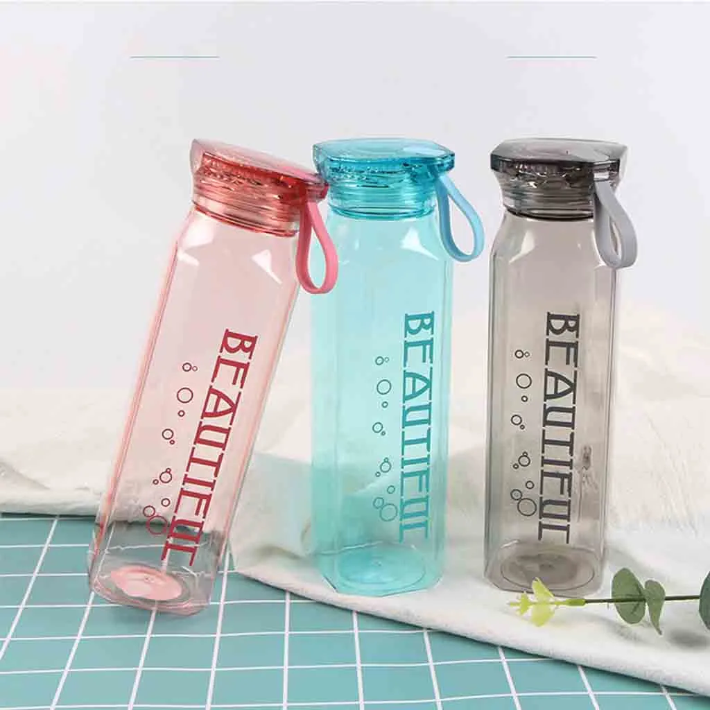 BPA Бесплатная пластиковая бутылка для воды спортивная обувь с эффектом