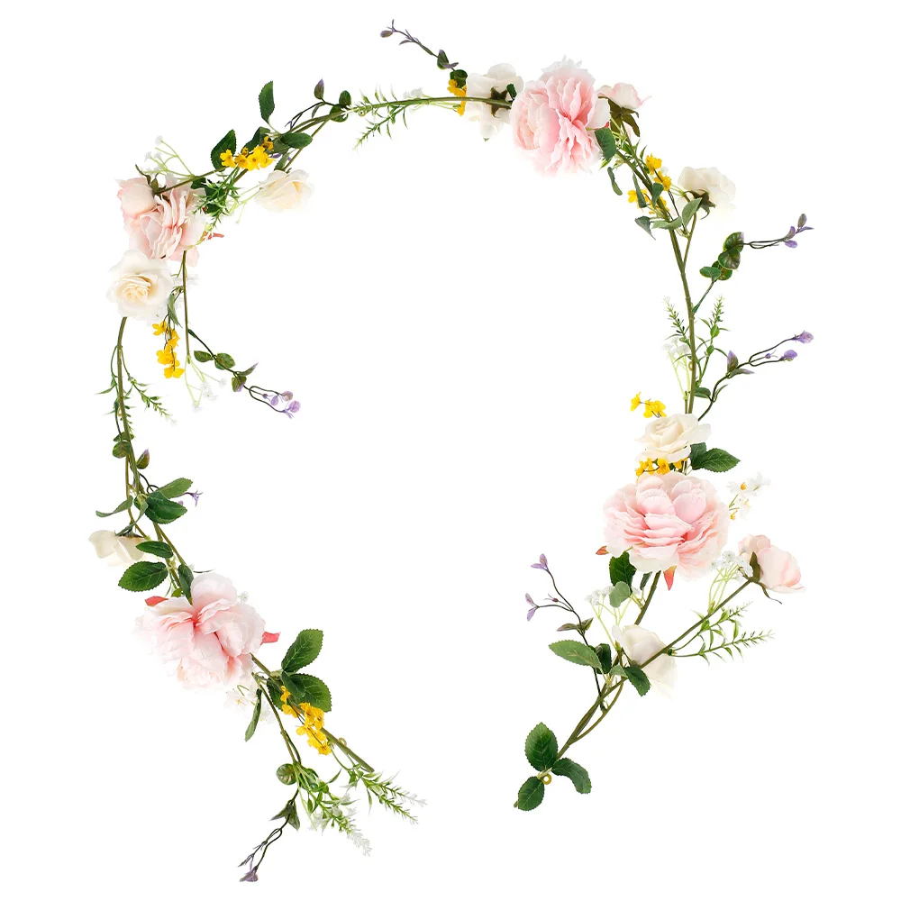 

1.8 M Artificial Flower Garland Rose Rattan For Wedding Home Decoration Spring Autumn Arch Flowers Garden Fake DIY Vine Decor