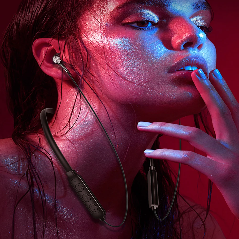 Беспроводные Bluetooth наушники Водонепроницаемые спортивные Стереонаушники