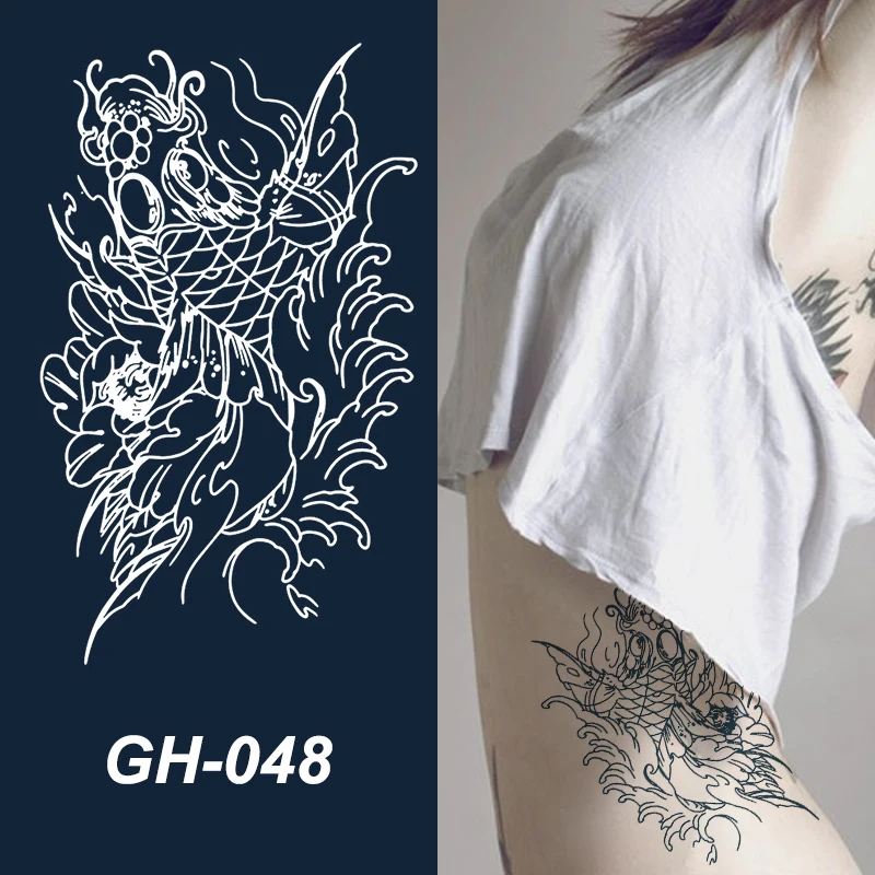 

Waterproof Temporary Tattoo Stickers Butterfly Feather Design for Tattoo Children Men Women Blue DIY Body Art Fake Tattoo Supply