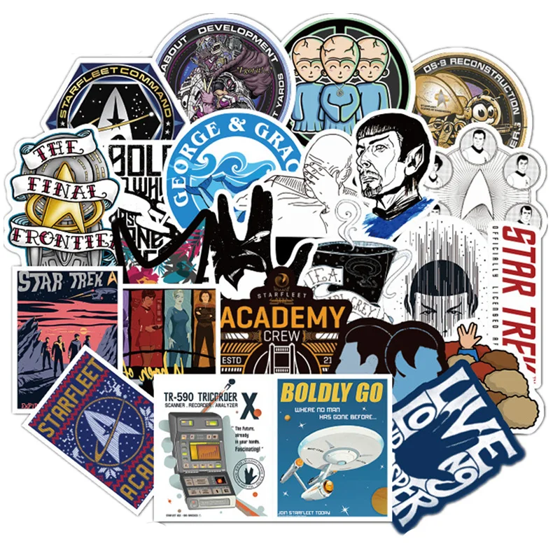 36 деталей из серии &quotЗвездные войны&quot Trek космический рисунок Граффити стикер