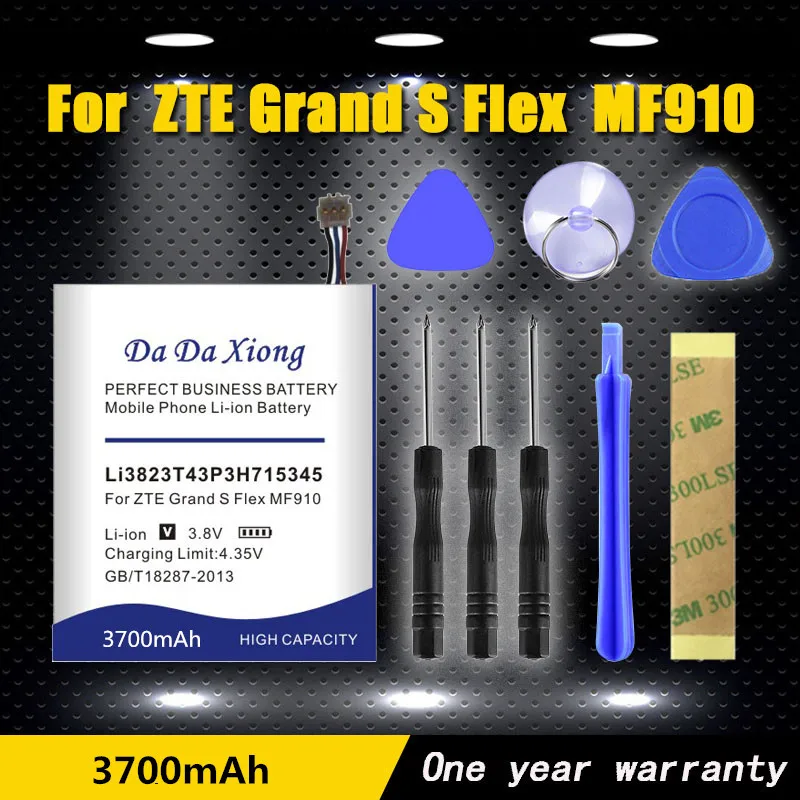 Высококачественный аккумулятор 3700 мАч LI3823T43P3H715345 для ZTE Grand S Flex/для MF910 MF910S MF910L MF920