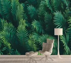 3d фотообои с листом тропического леса, обои для домашнего декора, обои для гостиной, обои для гостиной, обои для стен, рулоны