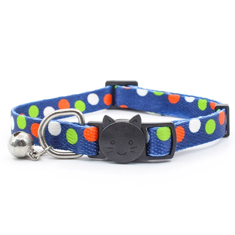 

Pet Cat Collar Printing Harness and Leash Adjustable Nylon Pet Traction Dog Kitten Halter Collar Cats Products Clothes for Cats