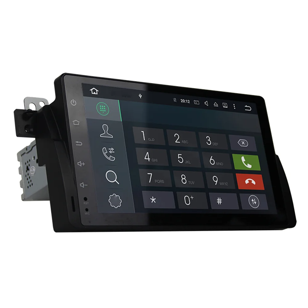 Eunavi 9 'ƈG RAM 1 din Android 0 четырехъядерный автомобильный радиоприемник для BMW E46 318 320