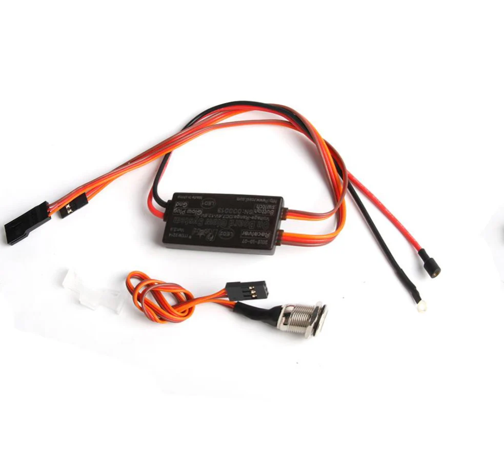 RCEXL на плате светящаяся система с радиатором и крышкой для RC Nitro Engine новая версия -