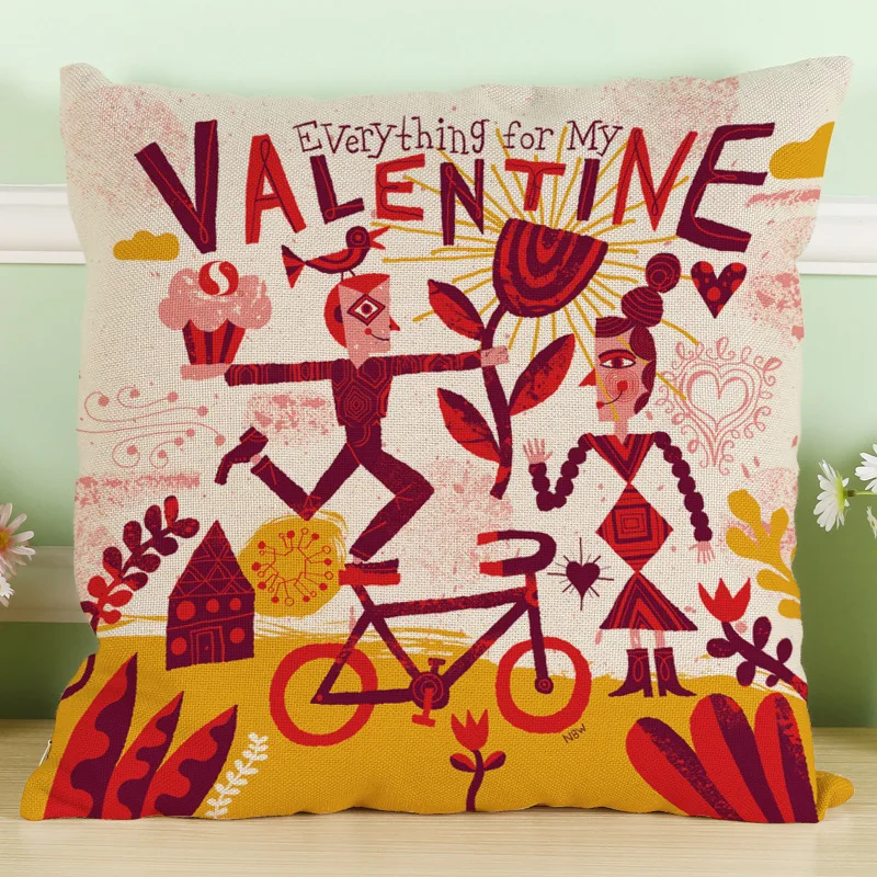 Чехол для подушки разноцветный чехол с абстрактным принтом украшение спальни