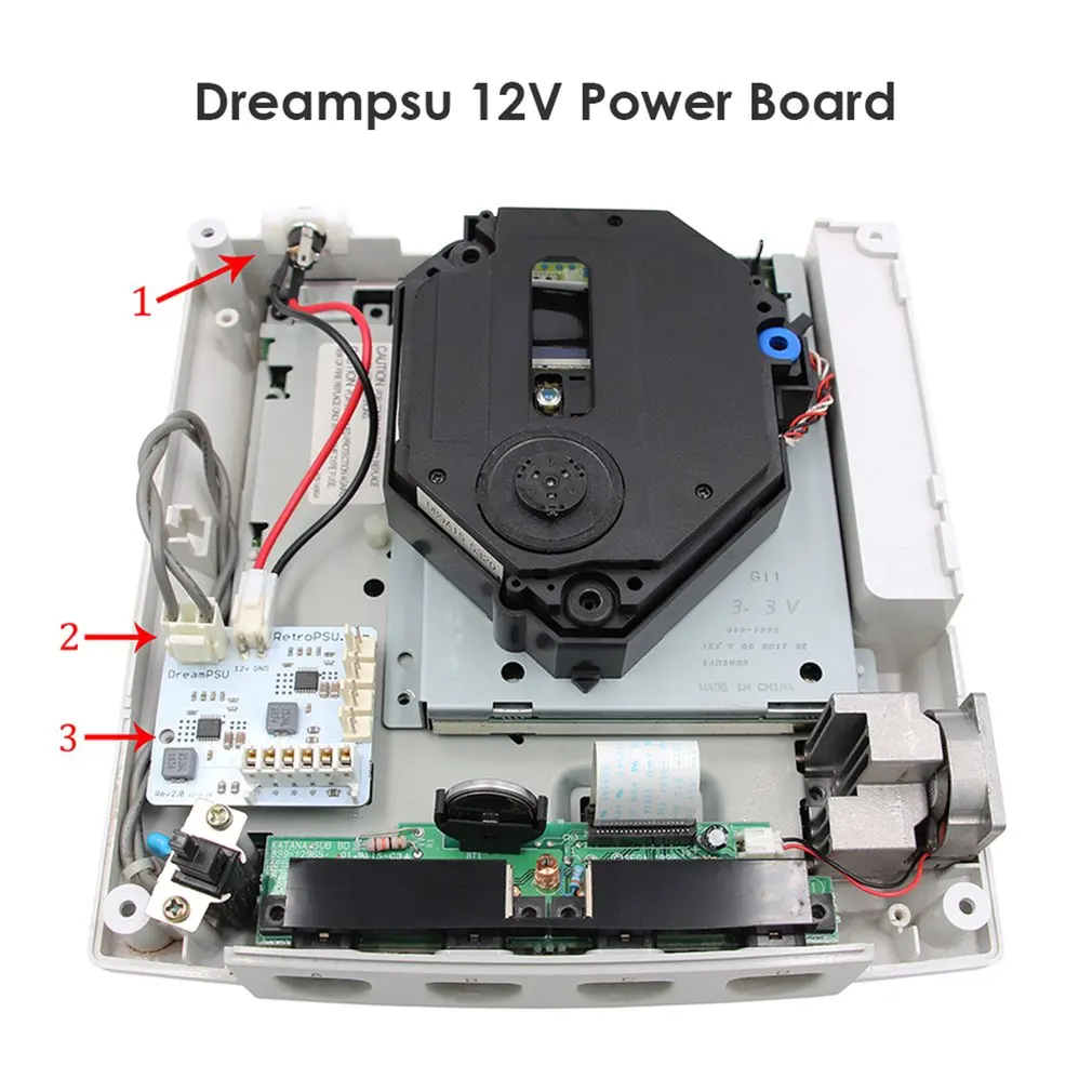 

For GDEMU Security Digital Card Installation Kit Expansion Adapter Mount Kit Extension Adapter For Sega