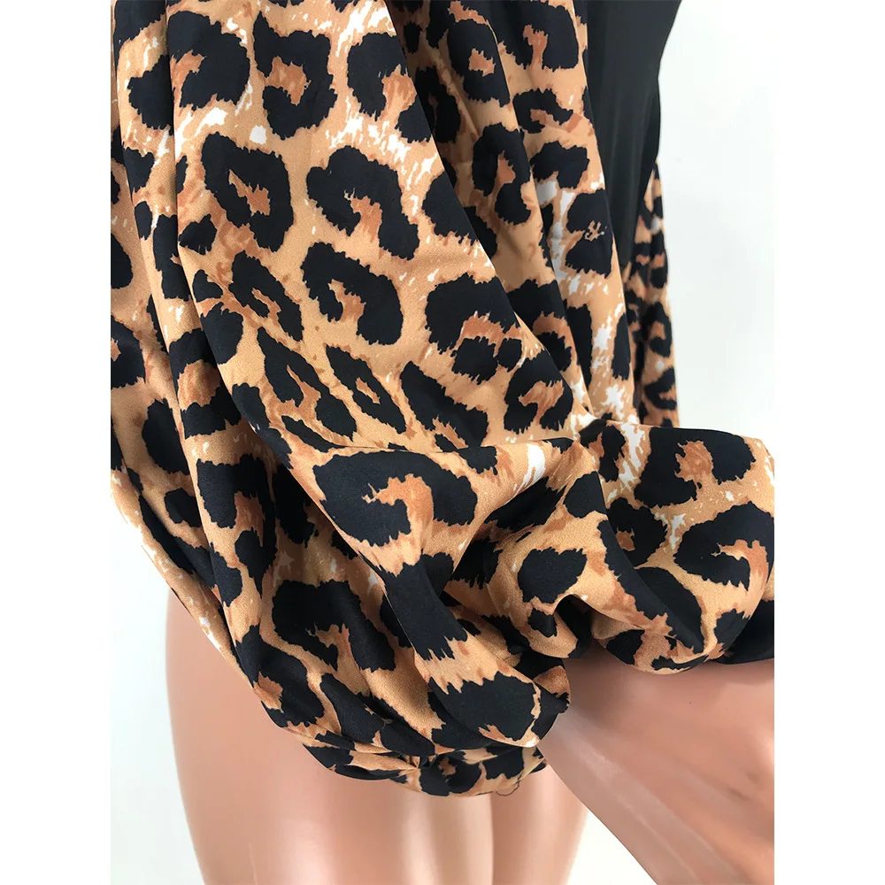 Весна 2020 новинка Повседневная футболка с леопардовым принтом топ в стиле пэчворк