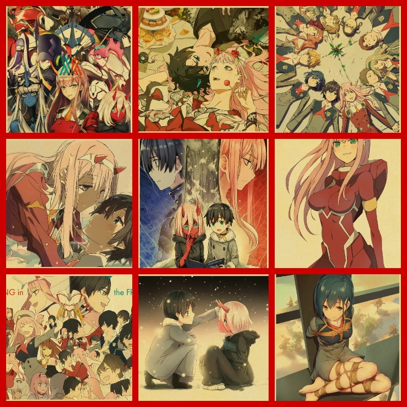 

Japanese Animation Cartoon Girl Boy Wall Art Posters Prints Modern Picture Retro Poster for Home Living Room Decoration Design