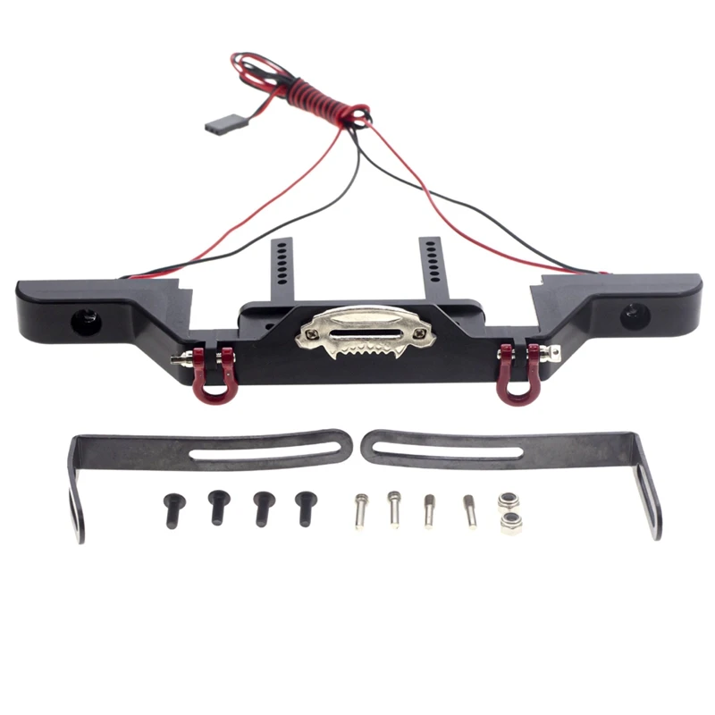 

Metal Front Bumper for 1/10 RC Crawler Axial SCX10 III 90046 AXI03007 Traxxas TRX-4 Upgrade Parts Accessories