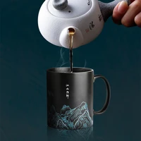 china thermochromic ceramic mug landscape painting cup magic creative gift coffee milk cup desktop decoration best friend