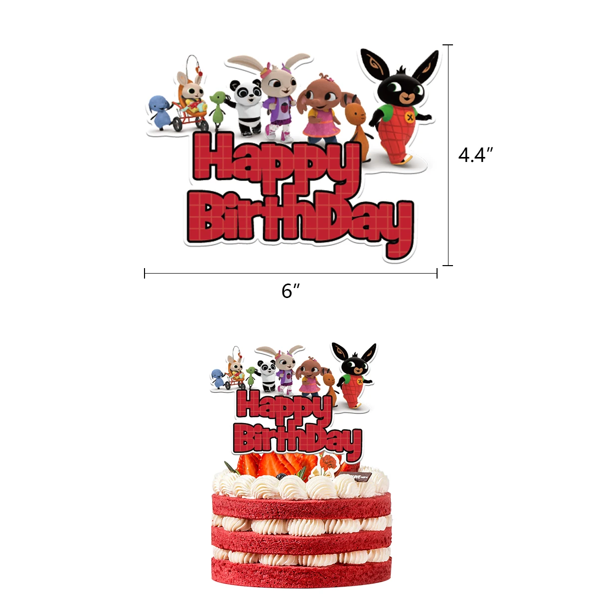 1 комплект кролик воздушные шары мультфильм животных красные черные латексные