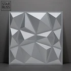 Настенная 3d-панель 30x30 см, гипсовая настенная 3D наклейка, настенные 3D наклейки для гостиной, настенные 3D-обои, настенные аксессуары для ванной, кухни, улицы