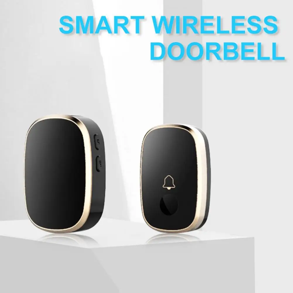 

1 Set Family Wireless Doorbell Indicator light ABS Water-proof 4 Level Volumes 45 Songs Welcome Friend Smart Doorbell