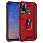 Роскошный бронированный чехол для Huawei P Smart 2020 2021 P30 Pro P40 Lite E Honor 20 9A 9S 9X 8S 8A Nova 5T Y8S Y8P Y7P Y6P Y5P, чехол с кольцом