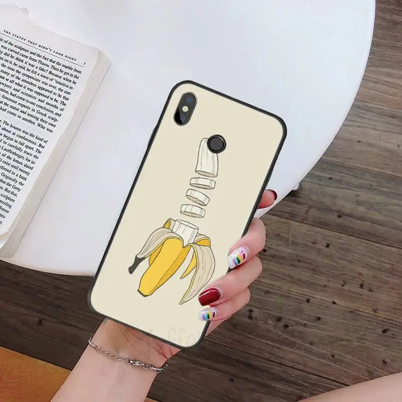 

Fruit Banana Lemon Phone Case For Xiaomi mi Redmi note 7 8t 9 9t 9s 8 10 10t 11 pro lite K20 max 3