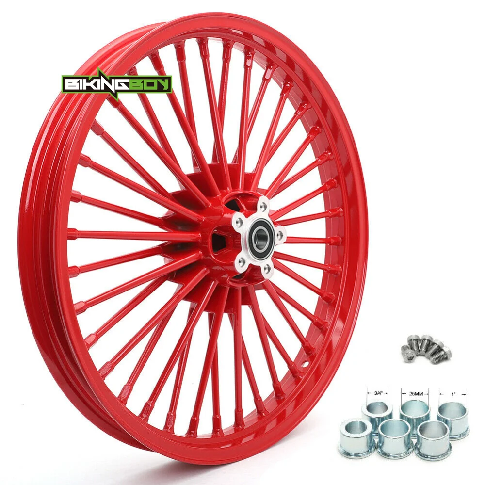 Переднее колесо BIKINGBOY 21 дюйм 2 15 дюйма туристический Bagger Electra Glide FLHT Road FLTR King FLHR Street