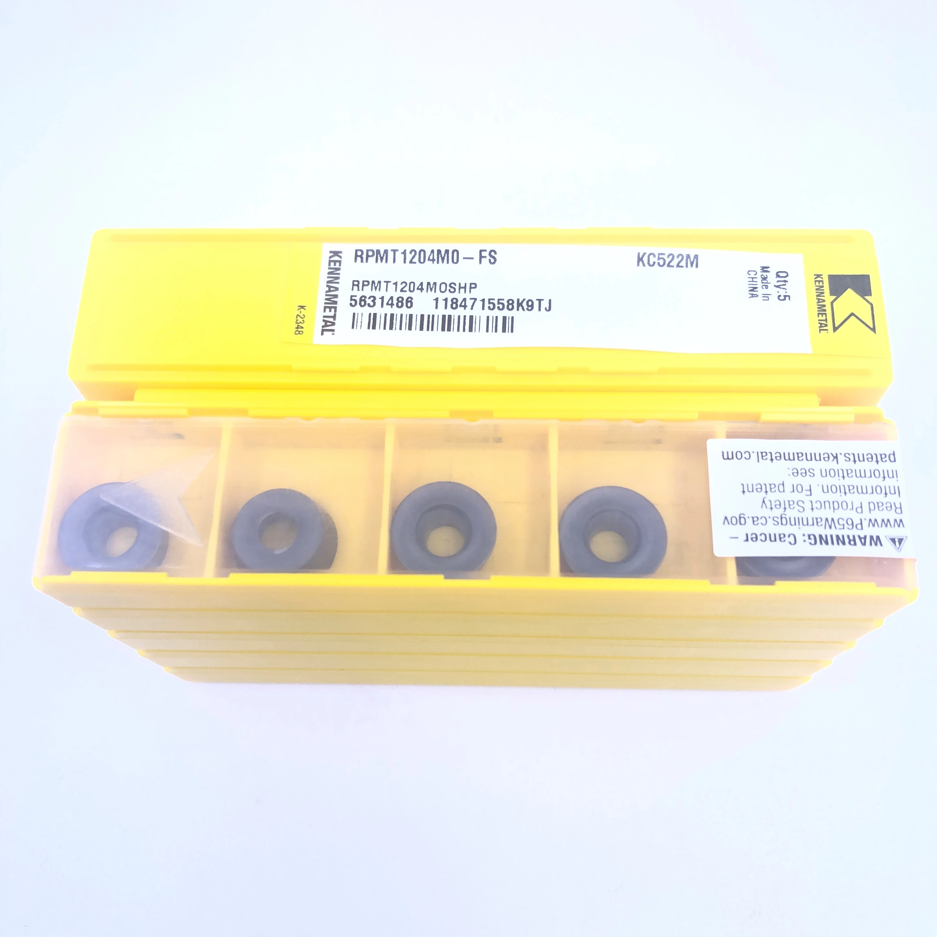 RPMT1204MO-FS KC522M оригинальные карбидные вставки Kennametal Токарные токарные инструменты