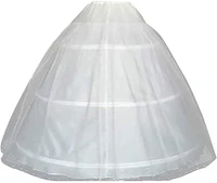 womens petticoat crinoline underskirt hoop skirt for wedding gown white 2021