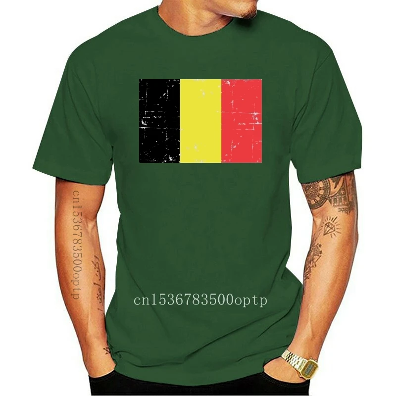 

New Belgium Flag Vintage Style T-Shirt Gift Idea