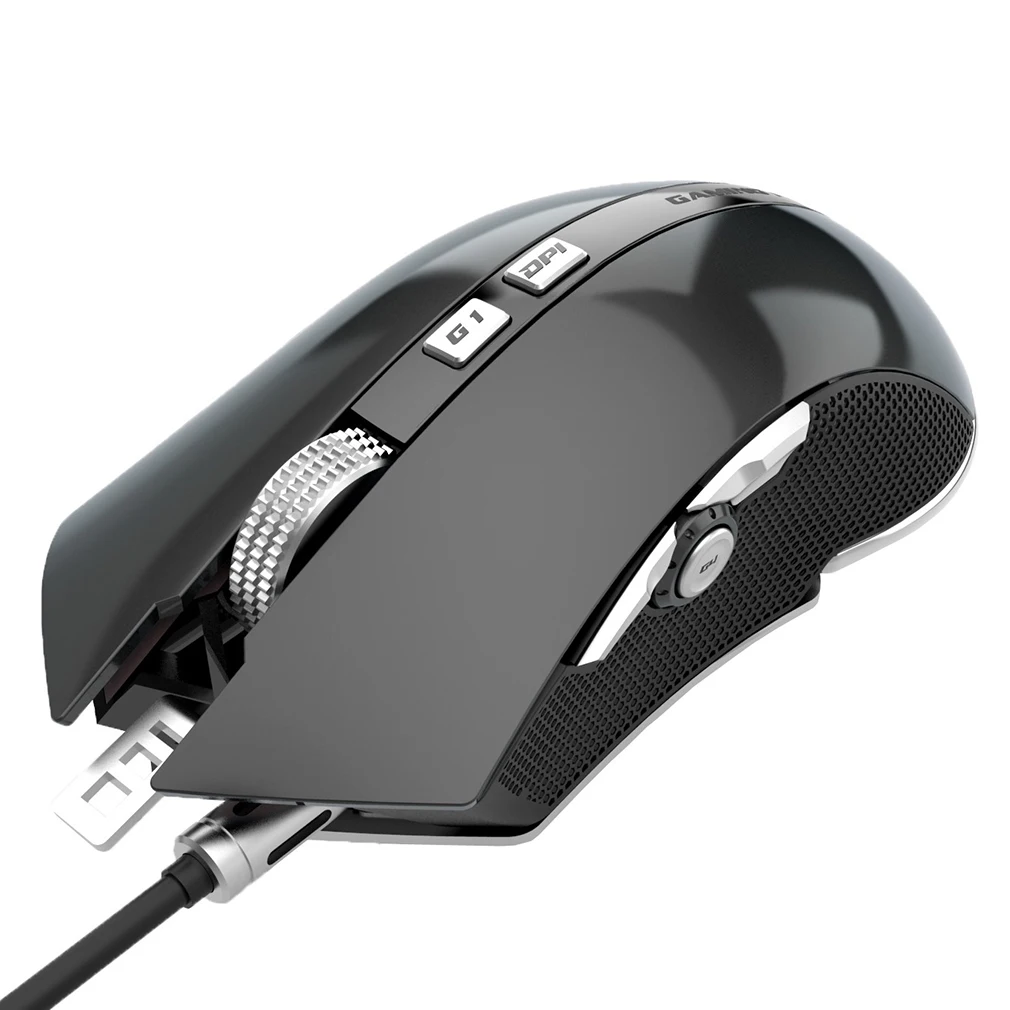 Проводная оптическая игровая мышь LUOM G60 с интерфейсом USB 1 1/2 0 и 9 программируемыми