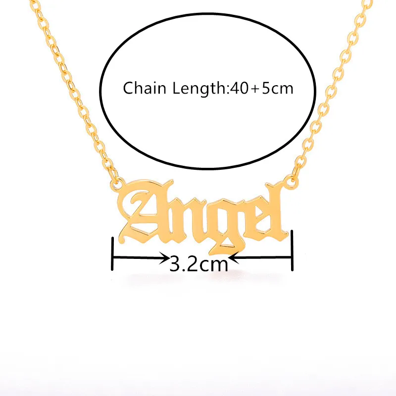 Женское Ожерелье из нержавеющей стали ожерелье золотого цвета с изображением