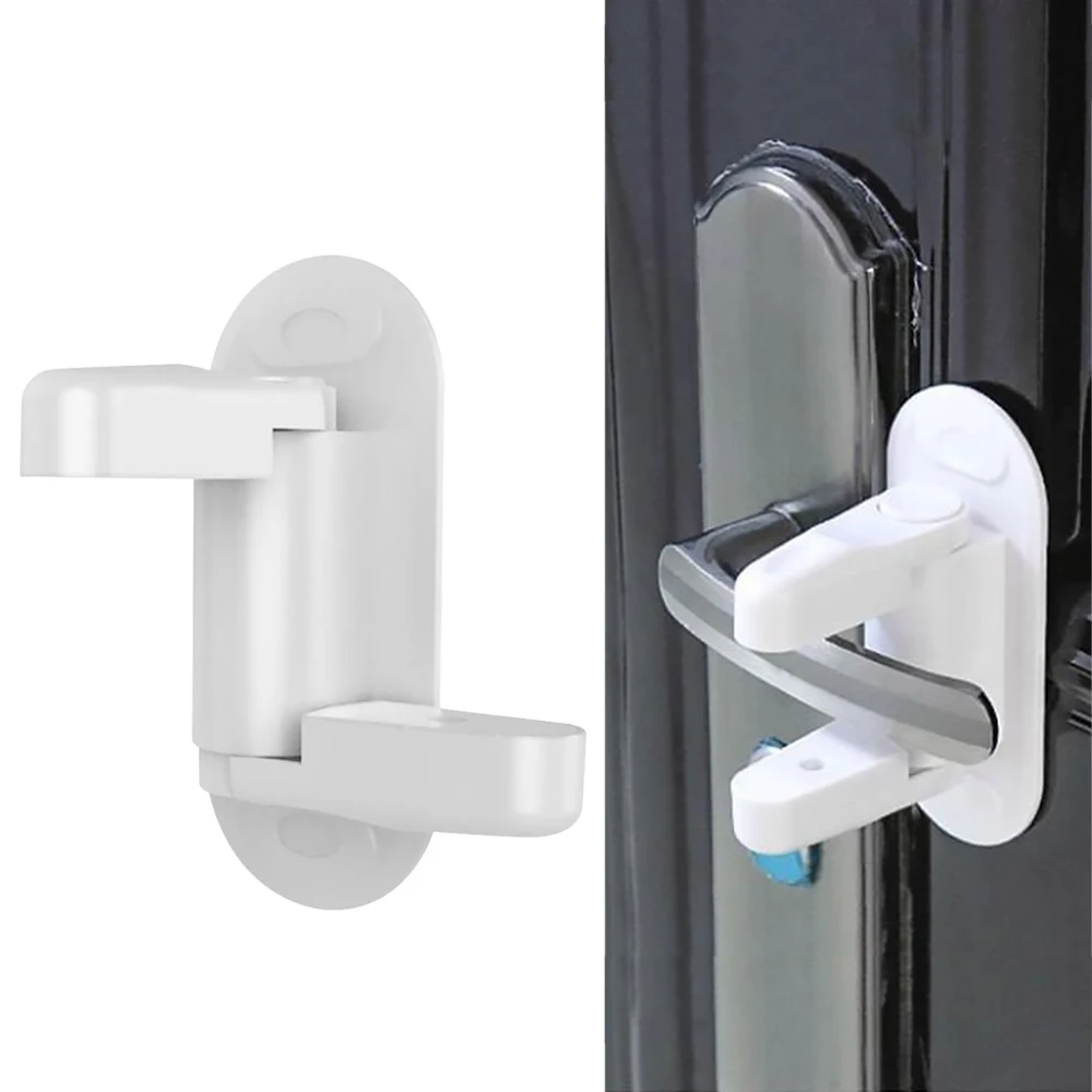 

1pc Baby Safety Lock Door Lever Lock Safety Child Proof Doors Adhesive Lever Handle Compatible With Standard