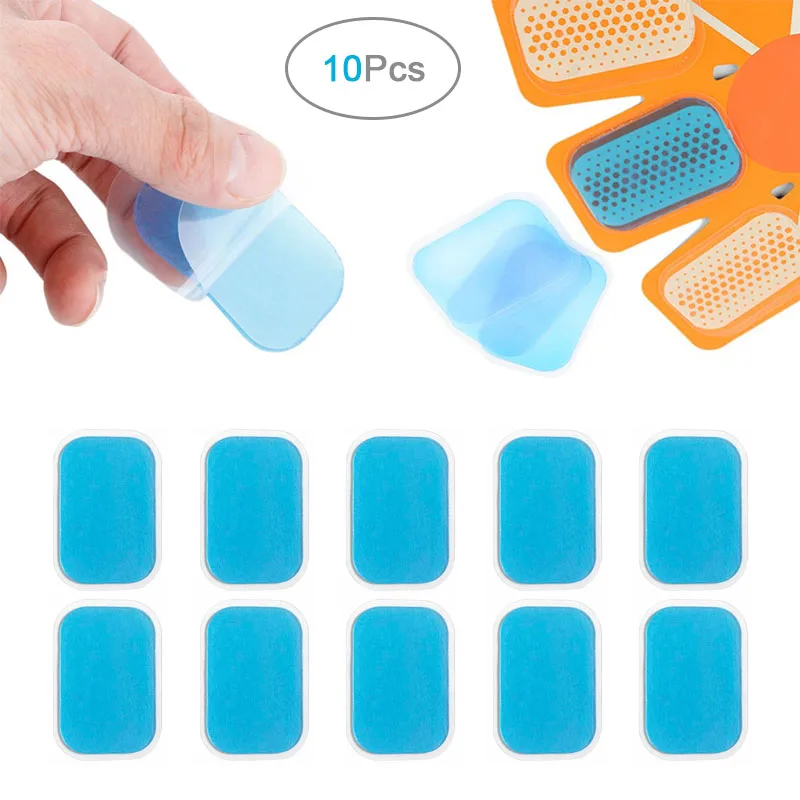 10 шт. Гидрогелевая наклейка Сменные подушечки стимулятор мышц живота гелевый