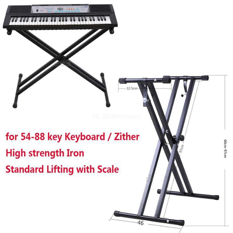 X форма Электронный фортепиано железный Стенд кронштейн для 61 88 - Цена: 3 052,18 руб.