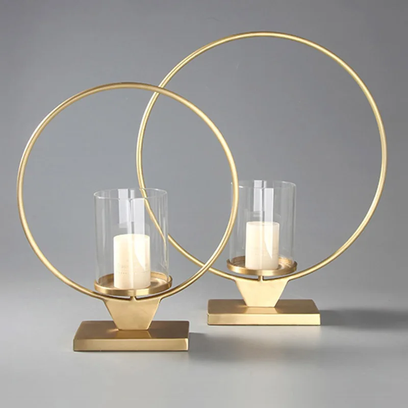 

Flower holder geometric stainless steel candle holder