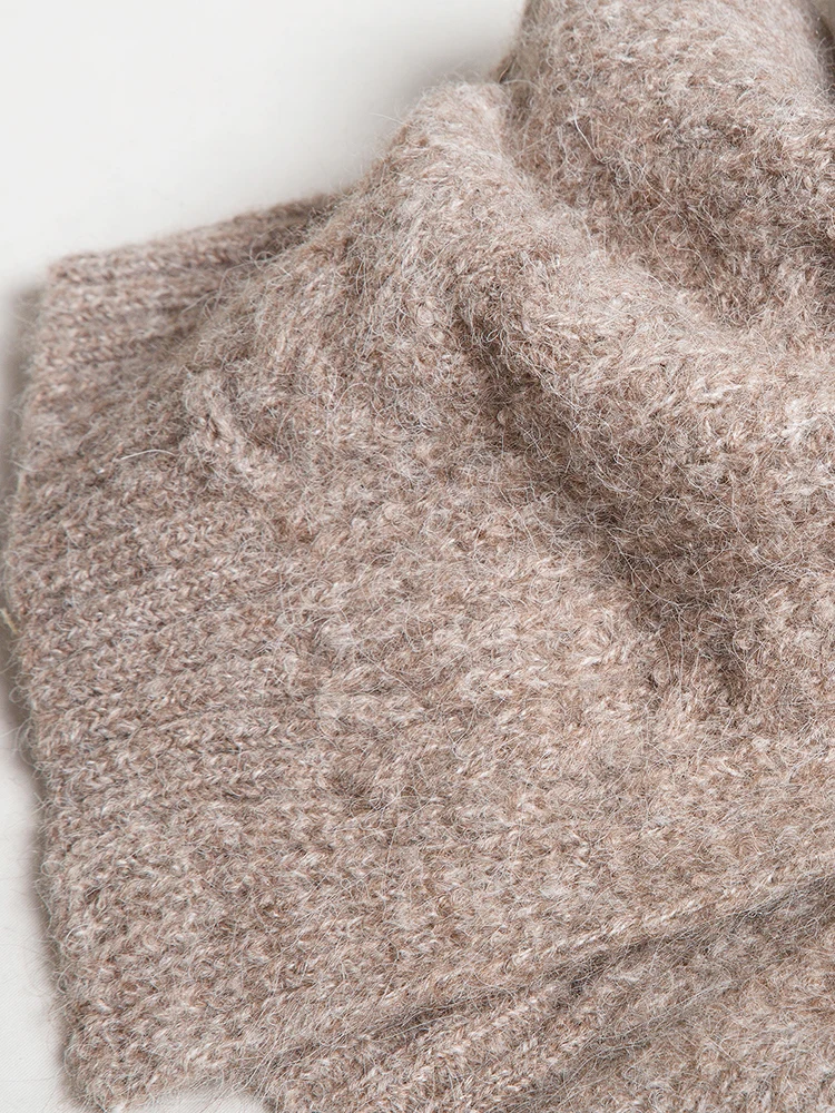 

Sweater Wool Blend Long Cardigan Women V-Neck Vintage Solid Truien Dames 2021 Winter Camisolas De Inverno Mulher warm