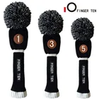 Гибридные головные уборы для водителя Fairway, набор из 3 шт., головные уборы #1 #3 #5, деревянные головные уборы для инструмент для гольфа, защитные головные уборы, Прямая поставка